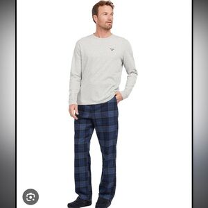 NWT Barbour Doug PJ Gift Set - Midnight Tartan